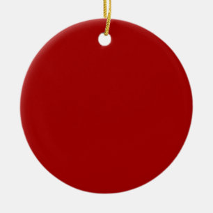 Décoration En Céramique Pomme bonbon foncé rouge