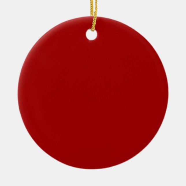 Décoration En Céramique Pomme bonbon foncé rouge (Devant)