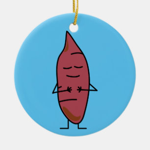 Décoration En Céramique Pommes de terre d'ignames d'igname de patate douce