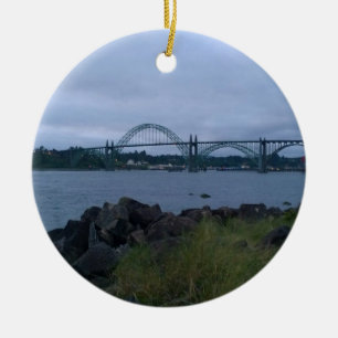 Décoration En Céramique Pont de la Baie de Yaquina, Newport, Oregon