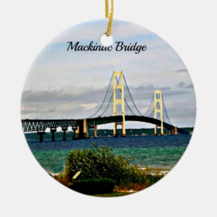Décoration En Céramique Pont Mackinac, île Mackinac