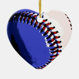 Décoration En Céramique Pop Art Baseball