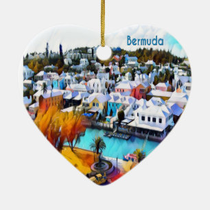 Décoration En Céramique Pop Art Bermudes