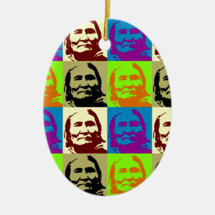 Décoration En Céramique Pop Art Freedom Fighter Geronimo