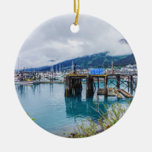 Décoration En Céramique Port de Whittier Alaska