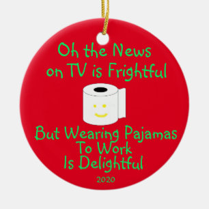 Décoration En Céramique Porter du pyjama au travail est délicieux