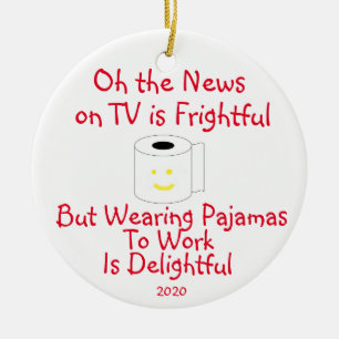 Décoration En Céramique Porter du pyjama au travail est délicieux