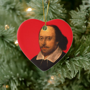 Décoration En Céramique Portrait de Shakespeare