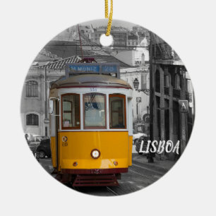 Décoration En Céramique Portugal : L'ornement de Noël pittoresque de Lisb