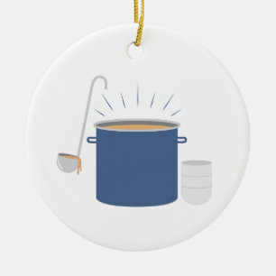 Décoration En Céramique Pot à soupe