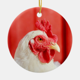 Décoration En Céramique Poulet de ferme