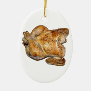 Décoration En Céramique Poulet rôti entier