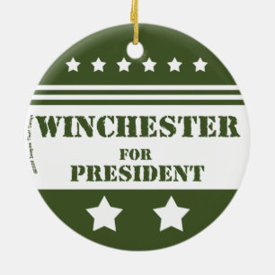Décoration En Céramique Pour le président Winchester