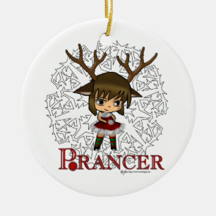 Décoration En Céramique Prancer