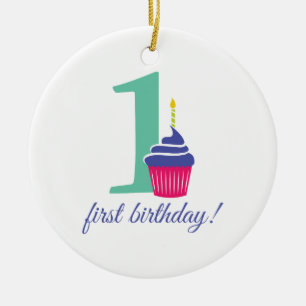 Décoration En Céramique Premier anniversaire !