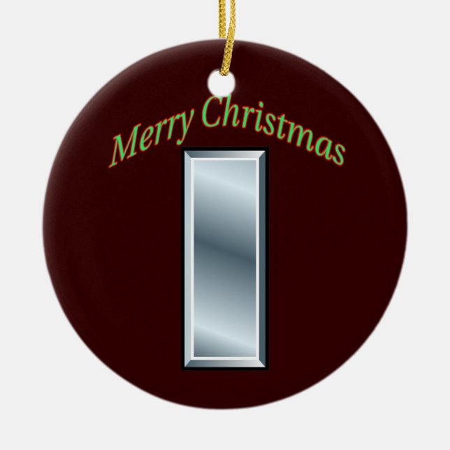 Décoration En Céramique Premier lieutenant de l'armée (Devant)