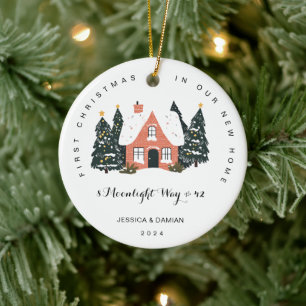 DÉCORATION EN CÉRAMIQUE PREMIER NOËL DANS NOTRE NOUVELLE MAISON