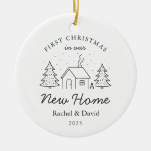 Décoration En Céramique Premier Noël dans notre nouvelle maison - Maison m