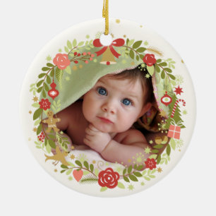 Décoration En Céramique Premier Noël de bébés