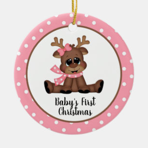 Décoration En Céramique Premier Noël du bébé