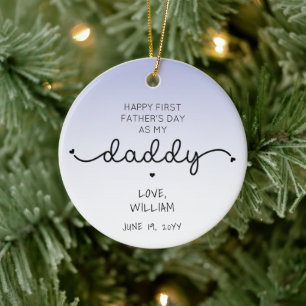 Décoration En Céramique Première Fête des pères personnalisée Nouveau Dadd