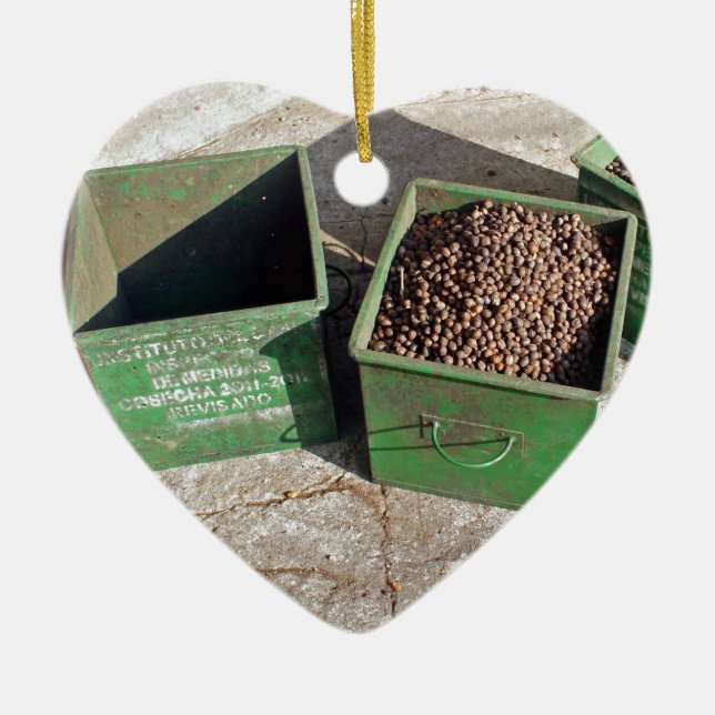 Décoration En Céramique production de café (Devant)