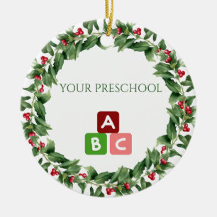 Décoration En Céramique Professeur de vacances à l'école personnalisée