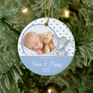 Décoration En Céramique Promu à Nana & Poppy Baby Boy Photo