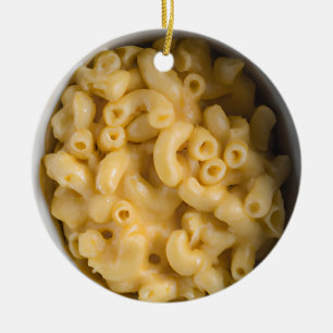 Décoration En Céramique Puns Cheesy Mac me Happy Funny Food Pun Noël