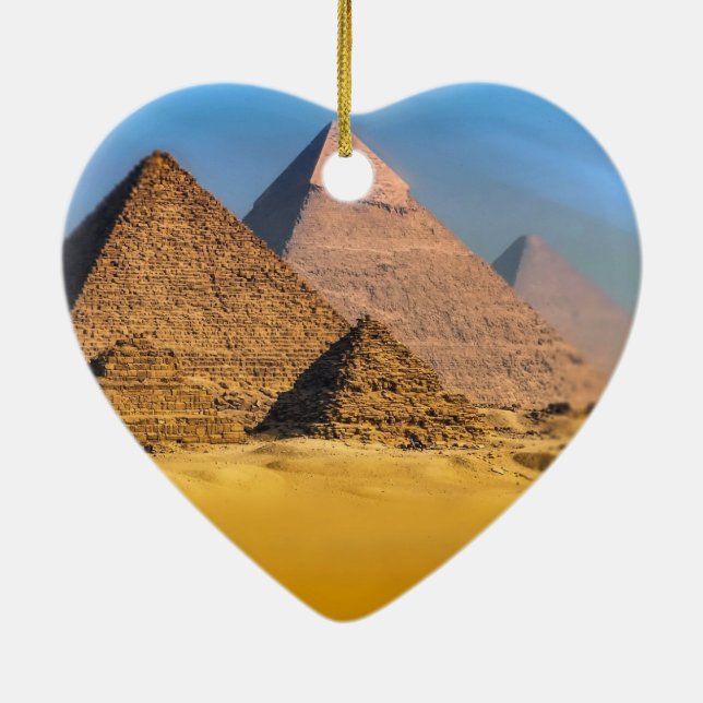 Décoration En Céramique Pyramides (Dos)