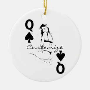 Décoration En Céramique Queen of Spades Bikini Girl Thunder_Cove
