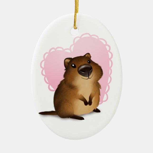 Décoration En Céramique Quokka (Devant)