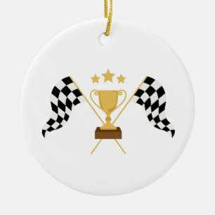 Décoration En Céramique Racing Trophy