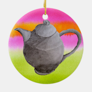 Décoration En Céramique Rainbow Teapot partie thé