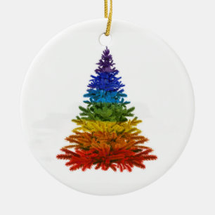 Décoration En Céramique RAINBOW tree ornament