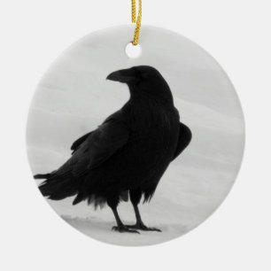 Décoration En Céramique Raven fier