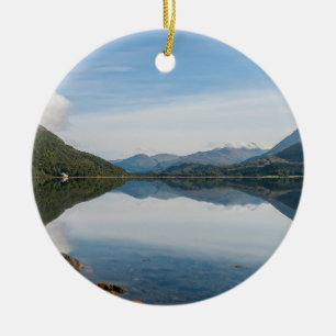 Décoration En Céramique Réflexions sur les montagnes en Loch Creran - Ecos