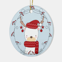 Reindeer Doodle Photo personnalisée