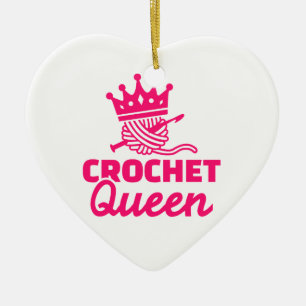 Décoration En Céramique Reine de crochet