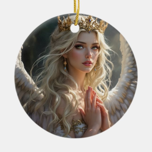 Décoration En Céramique Reine de l'aube céleste (Devant)