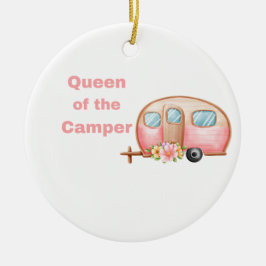 Décoration En Céramique Reine du Camper sur un