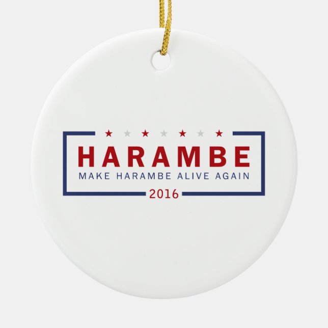 Décoration En Céramique Rendez Harambe vivant encore (Devant)
