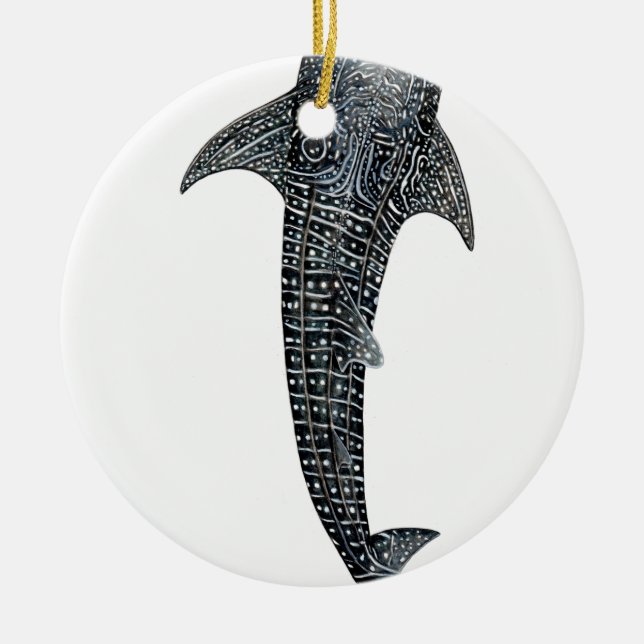 Décoration En Céramique Requin de baleine (Devant)