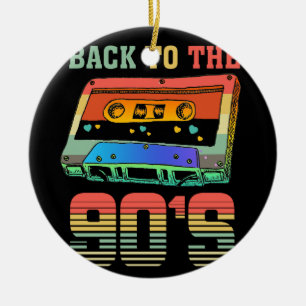 Décoration En Céramique Retour à la casette Retro Party 90er des années 90
