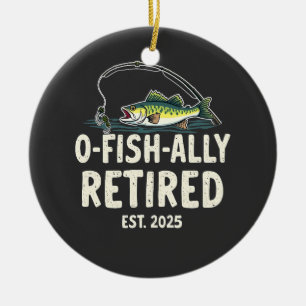 Décoration En Céramique Retraité Est. 2025 Retraite Fisher Papa