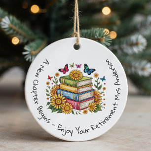 Décoration En Céramique Retraite personnalisée des enseignants Nouveau cha