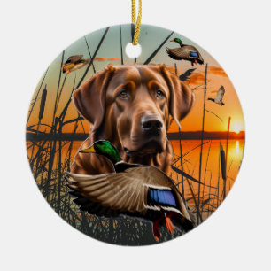 Décoration En Céramique Retriever Chesapeake Bay personnalisable