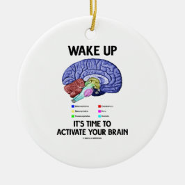 Décoration En Céramique Réveillez-le est l'heure d'activer votre cerveau