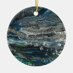 Décoration En Céramique Rêves de la peinture abstraite Ocean'20