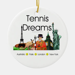 Décoration En Céramique Rêves SUPÉRIEURS de tennis